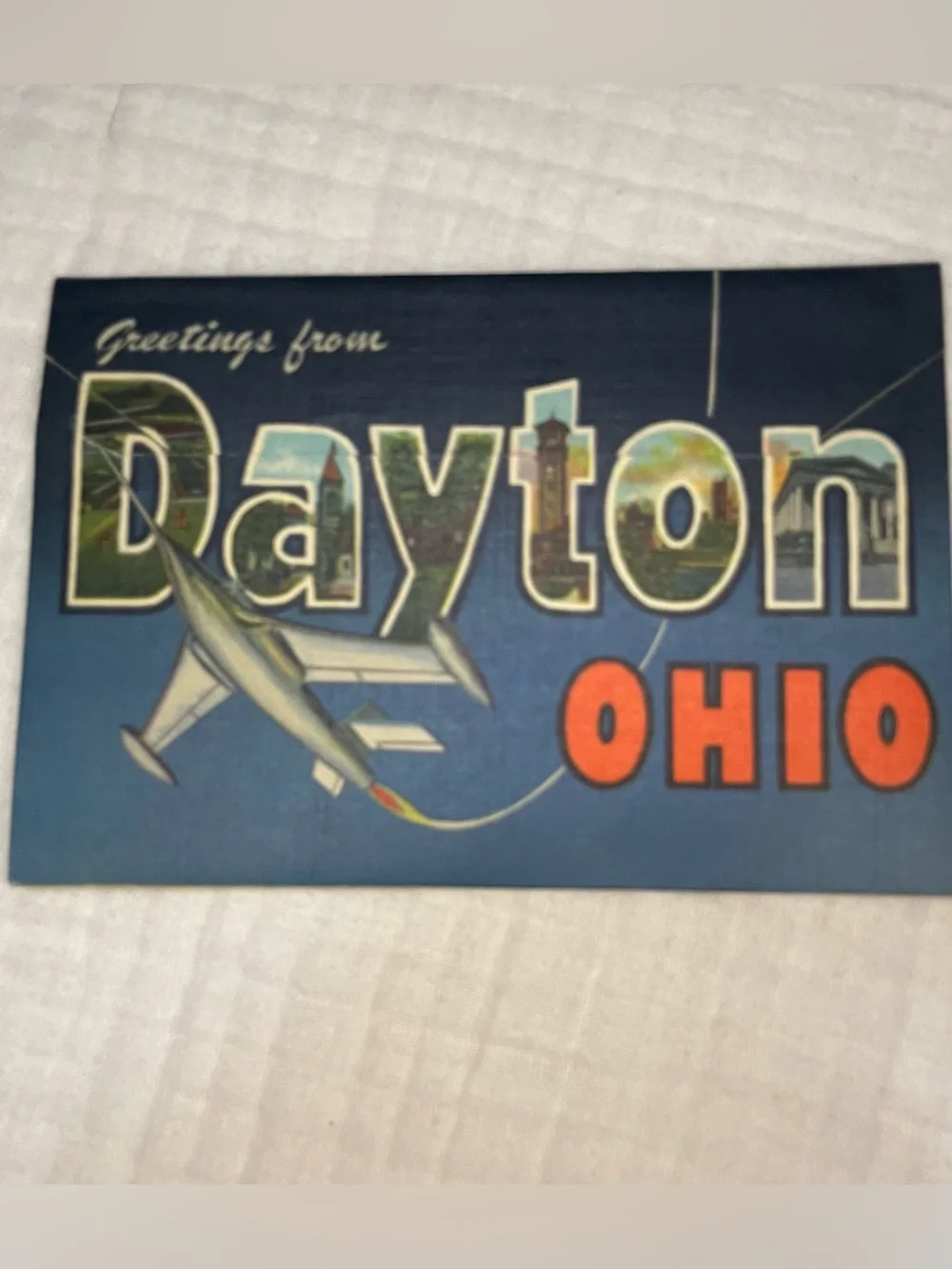 Vintage Greetings from Dayton Ohio Souvenir Postcard Folder